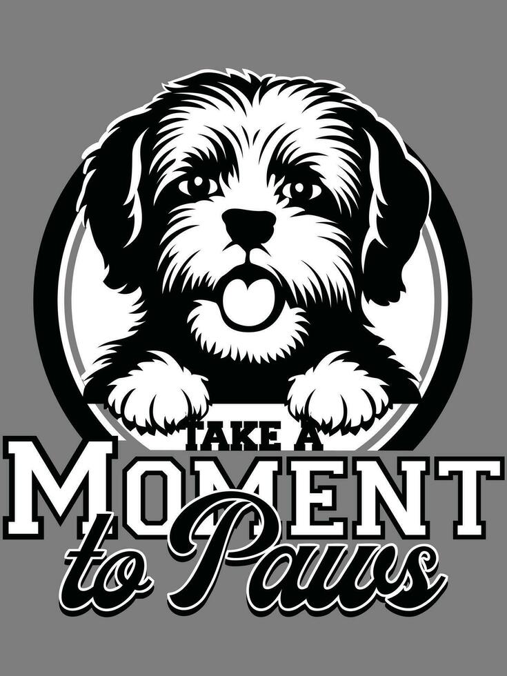 Shih Tzu dog quotes vector