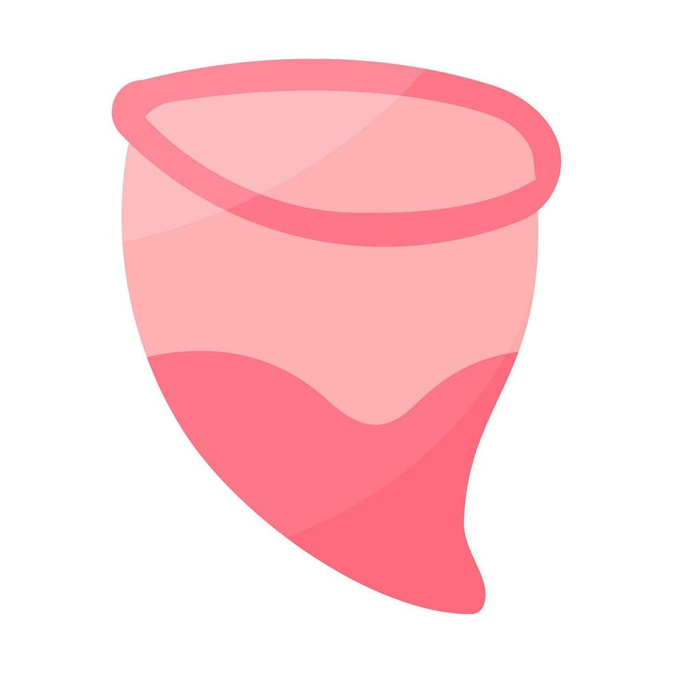 menstrual cup blood feminine hygiene zero wast vector