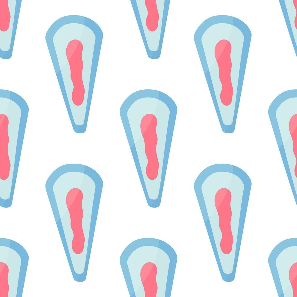 sanitary pads daily feminine hygiene cycle pattern vector