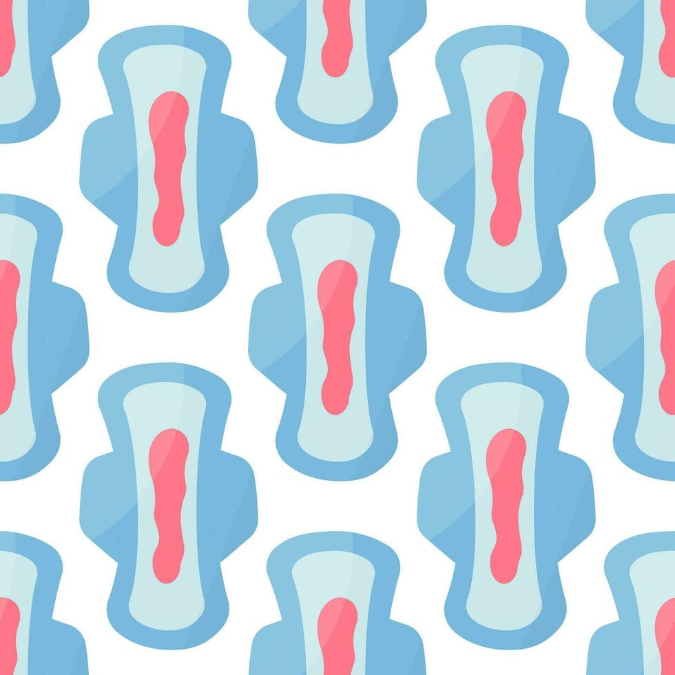 pads feminine hygiene cycle  pattern textile thong vector