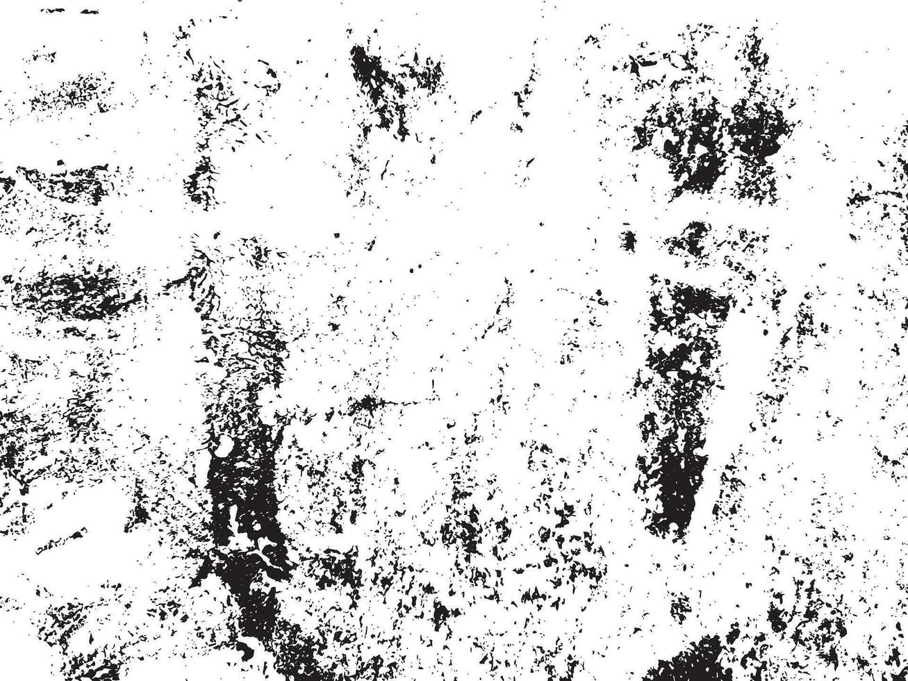 Black and white grunge texture vector