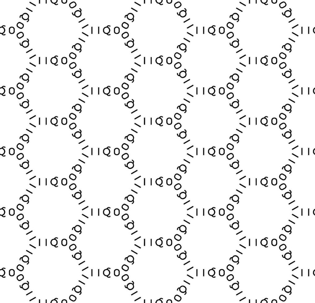 Black and white seamless abstract pattern. Background and backdrop. Grayscale ornamental design. vector