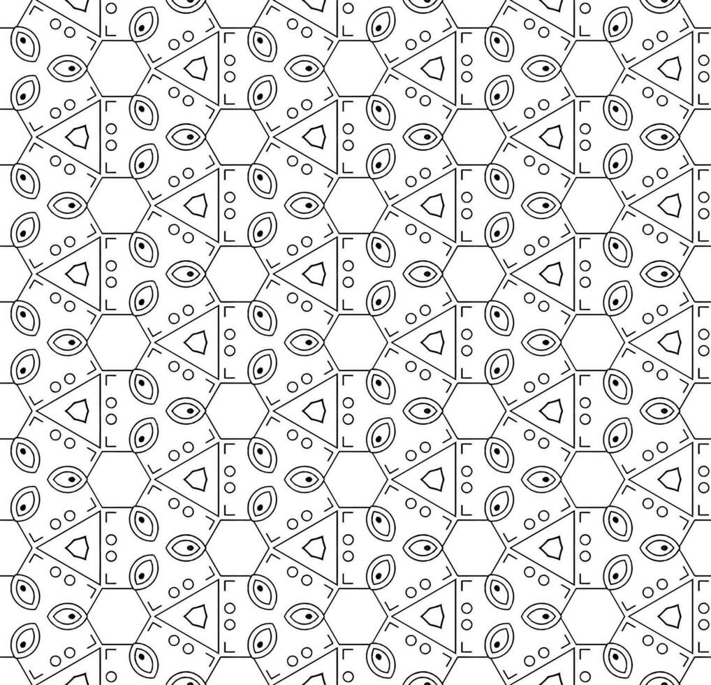 Black and white seamless abstract pattern. Background and backdrop. Grayscale ornamental design. vector