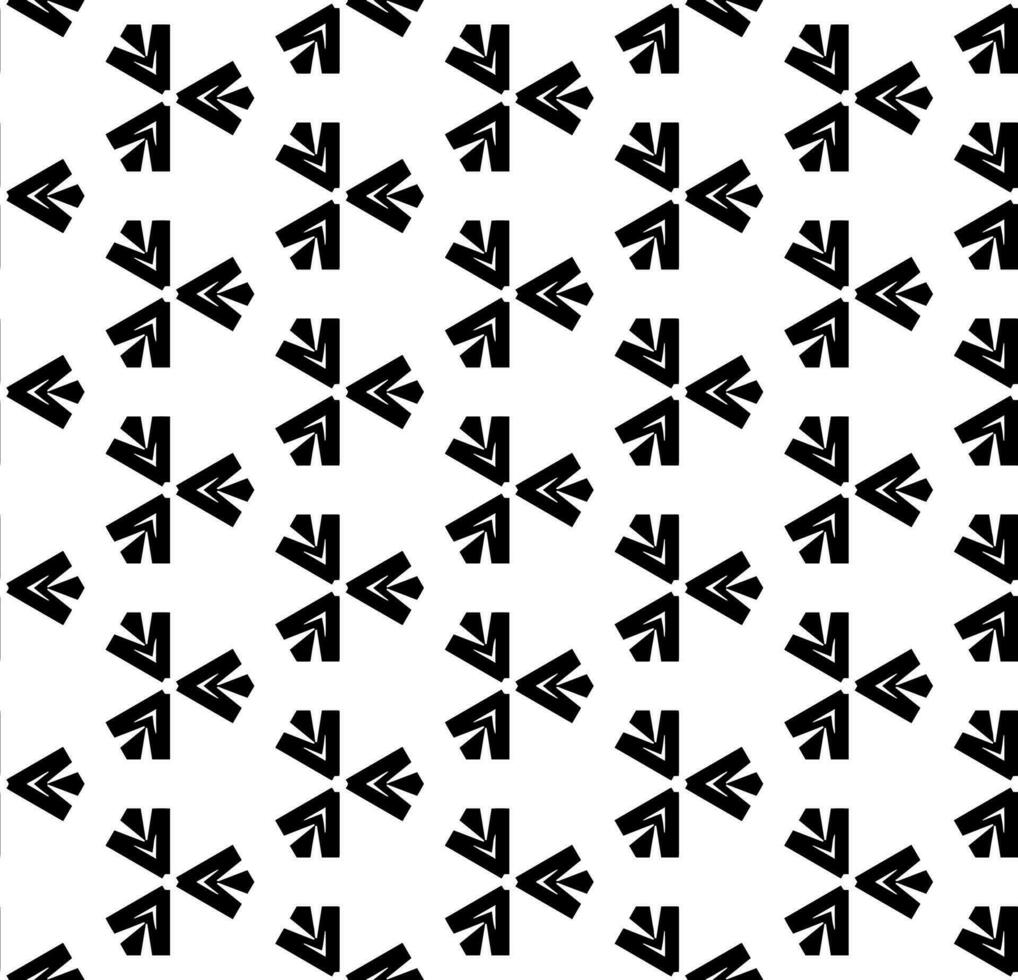 Black and white seamless abstract pattern. Background and backdrop. Grayscale ornamental design. vector