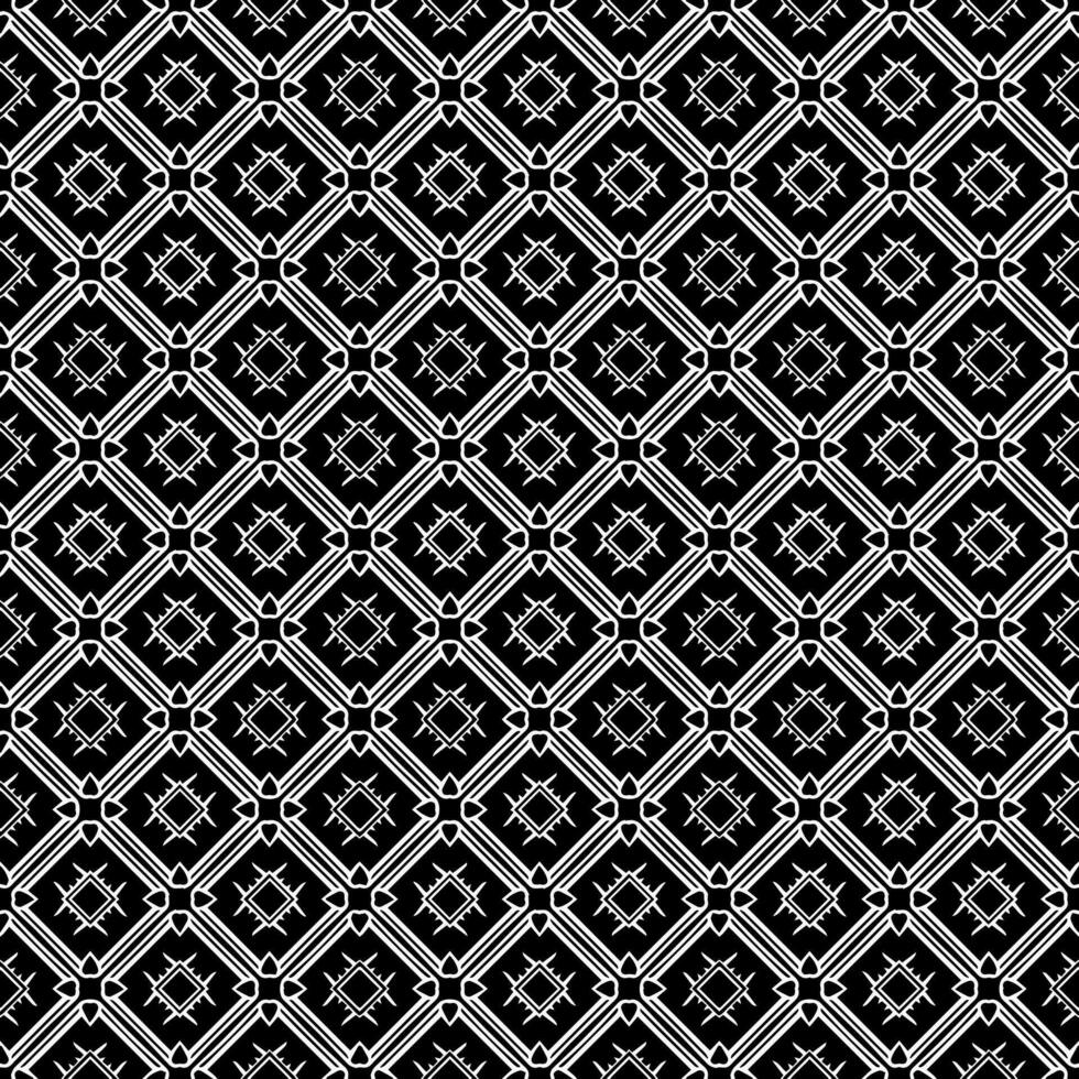 Black and white seamless abstract pattern. Background and backdrop. Grayscale ornamental design. vector