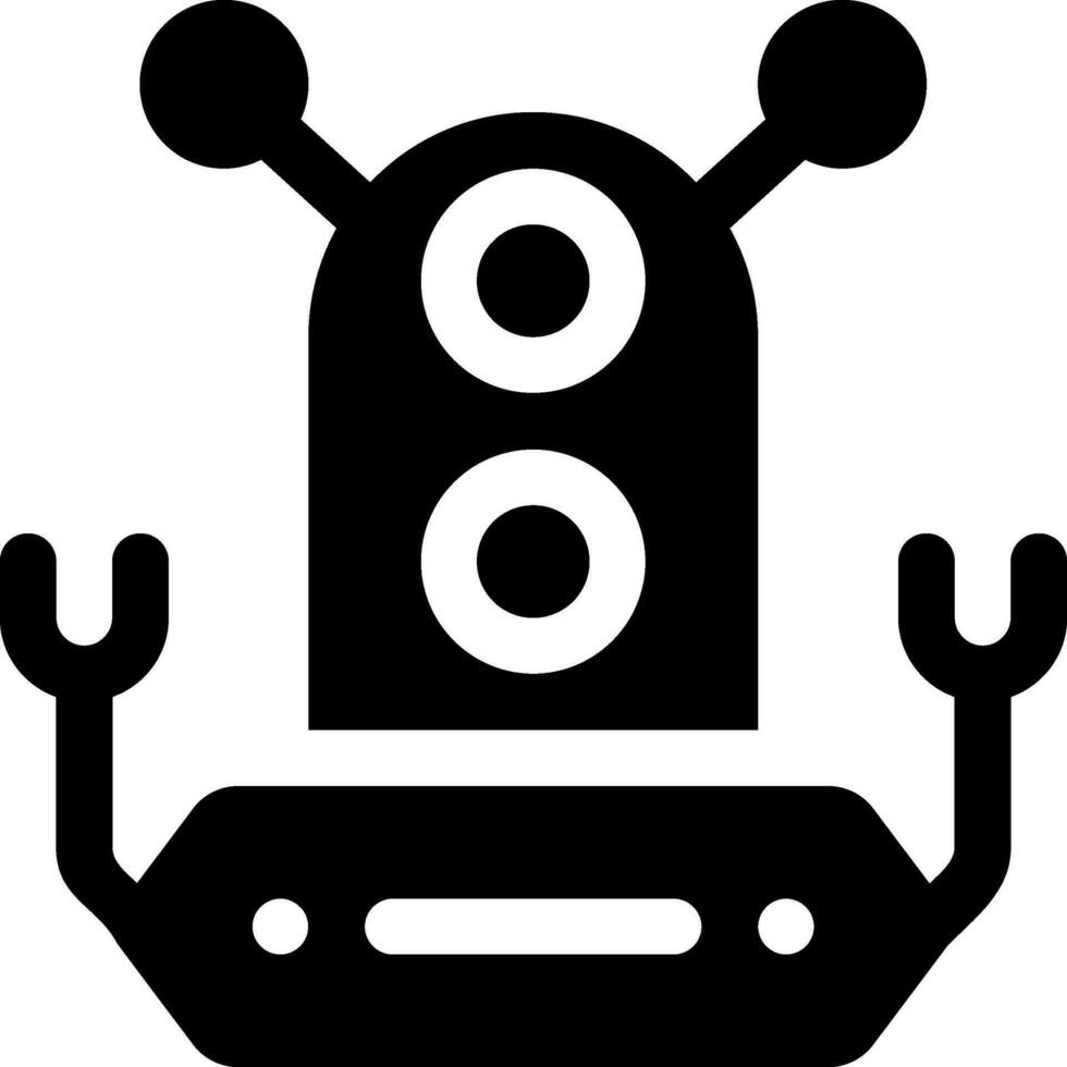 this icon or logo robots icon or other where it explains the technological and thing results that can help human work or as children's toys or other and be used for web,  design vector