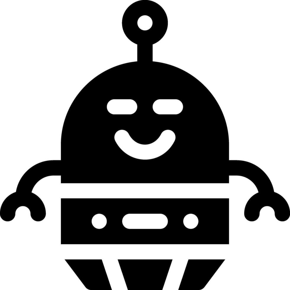 this icon or logo robots icon or other where it explains the technological and thing results that can help human work or as children's toys or other and be used for web,  design vector