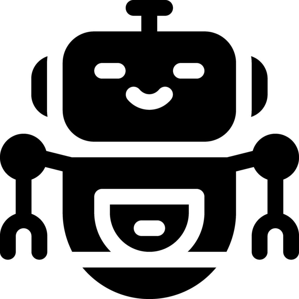 this icon or logo robots icon or other where it explains the technological and thing results that can help human work or as children's toys or other and be used for web,  design vector