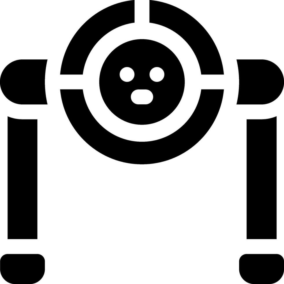 esta icono o logo robots icono o otro dónde eso explica el tecnológico y cosa resultados ese lata ayuda humano trabajo o como para niños juguetes o otro y ser usado para web, diseño vector