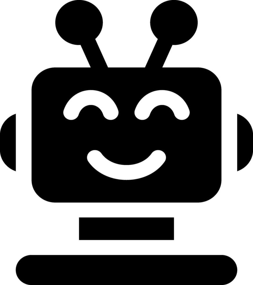 this icon or logo robots icon or other where it explains the technological and thing results that can help human work or as children's toys or other and be used for web,  design vector