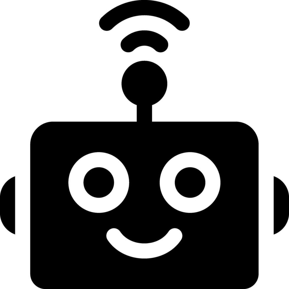 this icon or logo robots icon or other where it explains the technological and thing results that can help human work or as children's toys or other and be used for web,  design vector