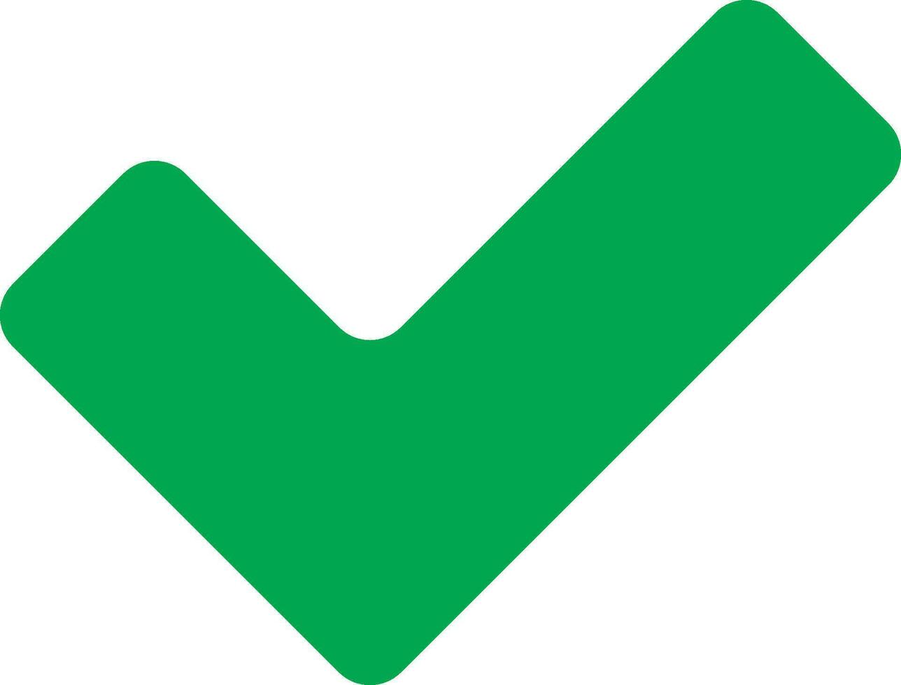 Check mark icon design. Checkmark icon. vector