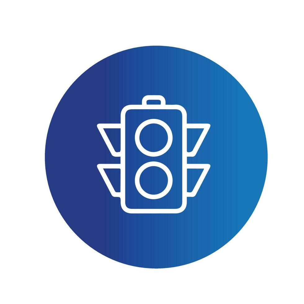 Traffic icon vector