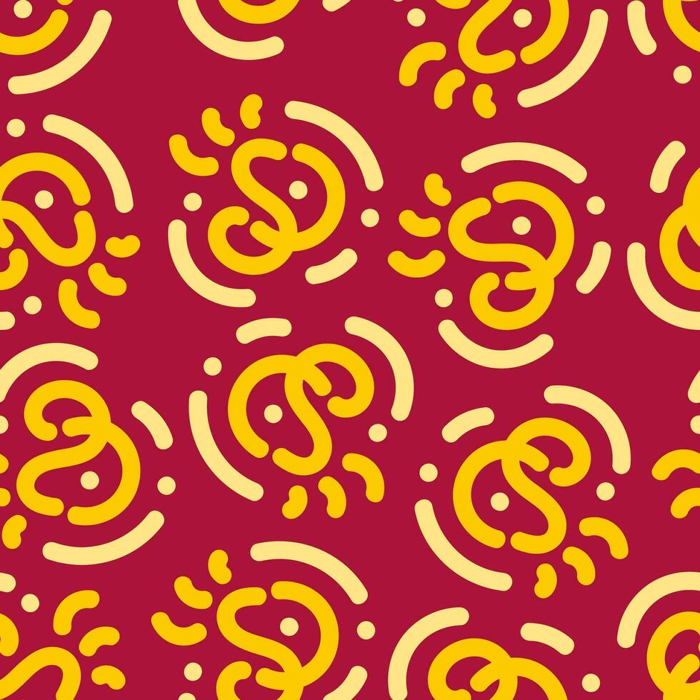 yellow red violet abstract seamless pattern creative vintage design background vector illustration