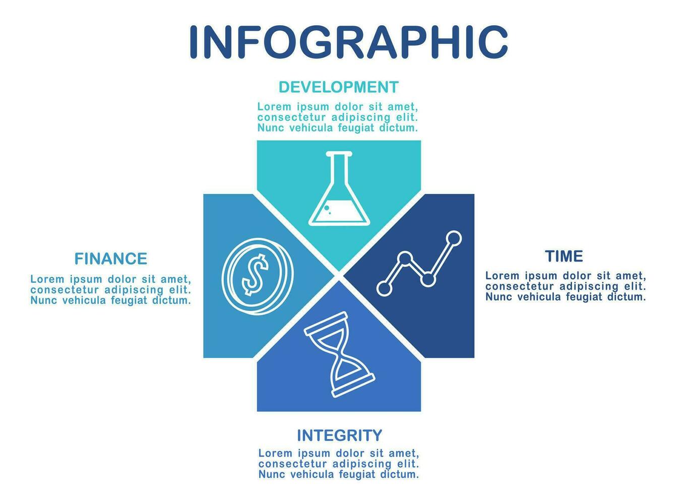 negocio datos visualización. proceso cuadro. resumen elementos de grafico, diagrama con pasos, opciones, partes o procesos. vector negocio modelo para presentación. creativo concepto para infografía