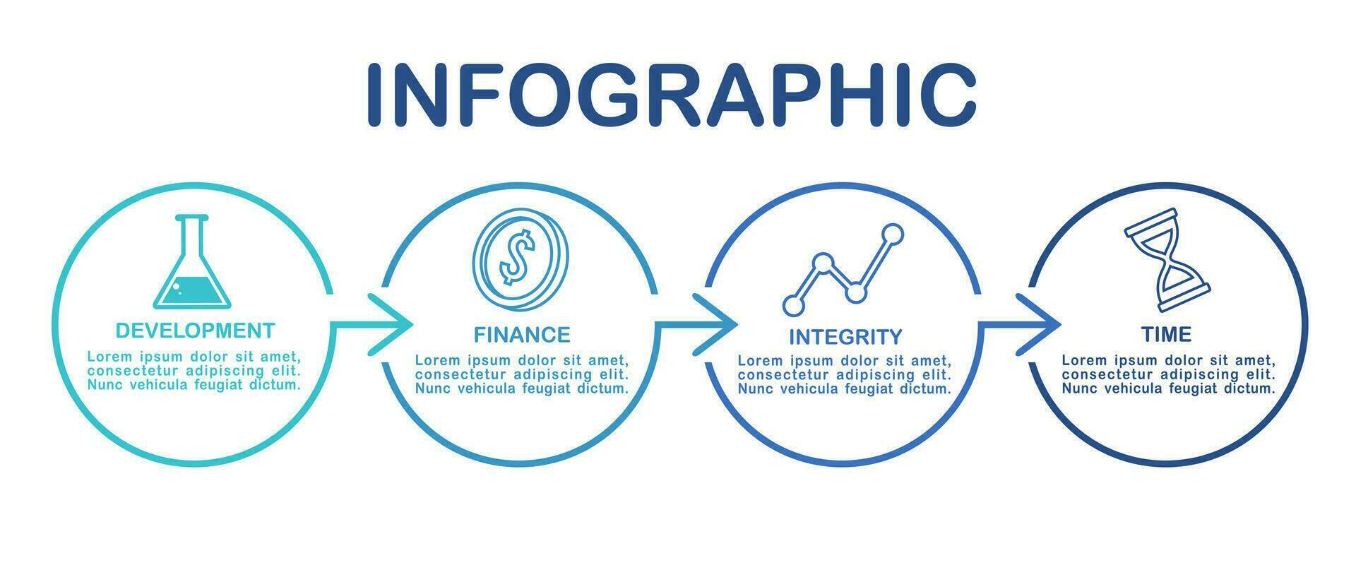 Business data visualization. Process chart. Abstract elements of graph, diagram with steps, options, parts or processes. Vector business template for presentation. Creative concept for infographic