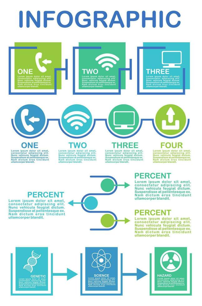 Business data visualization. Process chart. Abstract elements of graph, diagram with steps, options, parts or processes. Vector business template for presentation. Creative concept for infographic