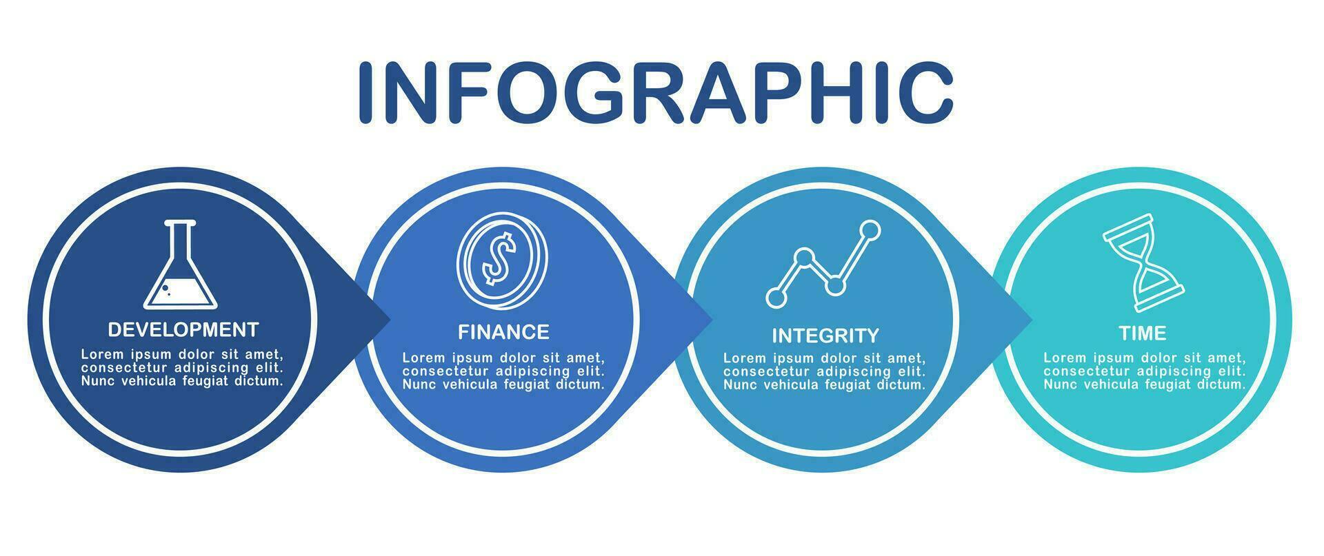 Business data visualization. Process chart. Abstract elements of graph ...