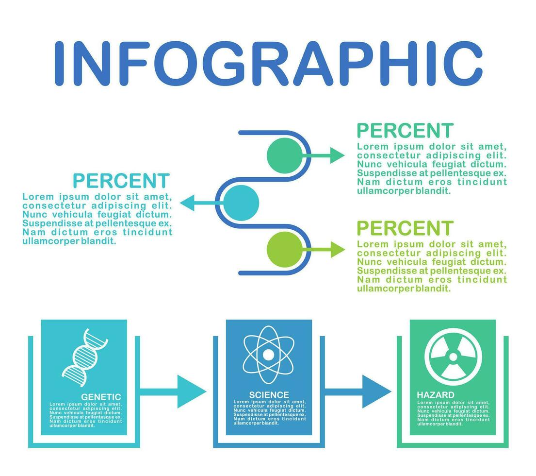 Business data visualization. Process chart. Abstract elements of graph ...