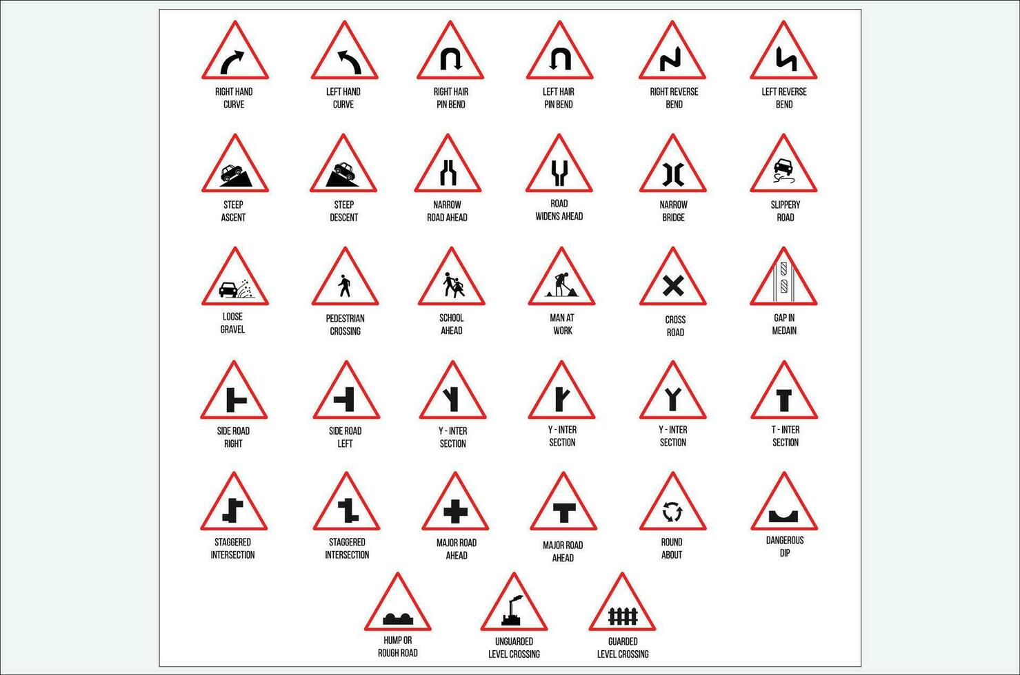 Traffic Signs Vector