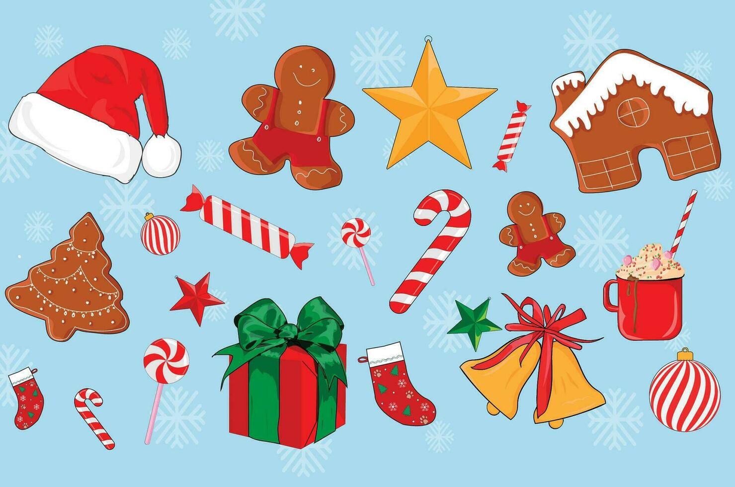 Christmas Pack Vector Art