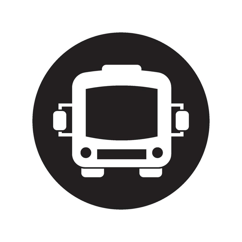 vector de icono de autobús