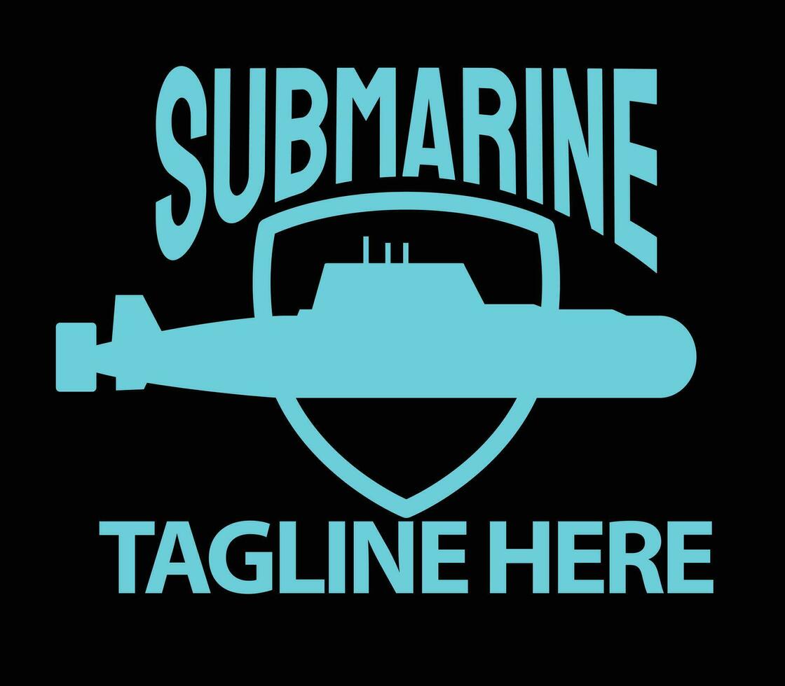 submarine t shirt design vector