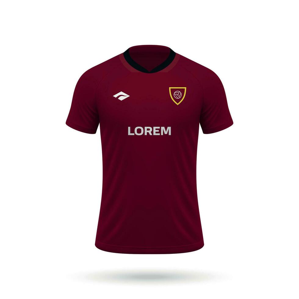 3d realistic soccer jersey vector
