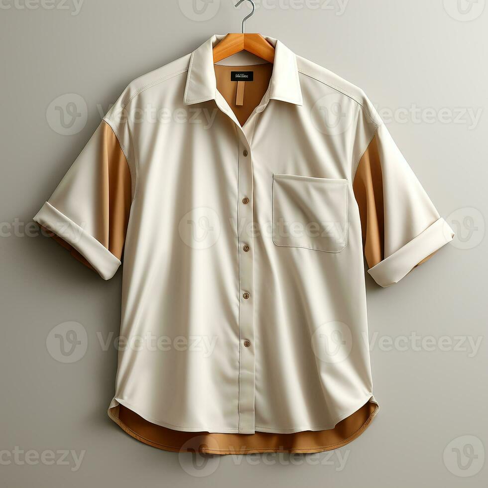 AI generated 3D model of juba shirt photo