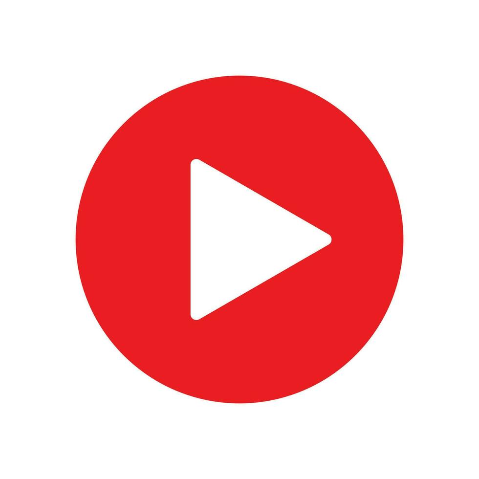 video player icon vector