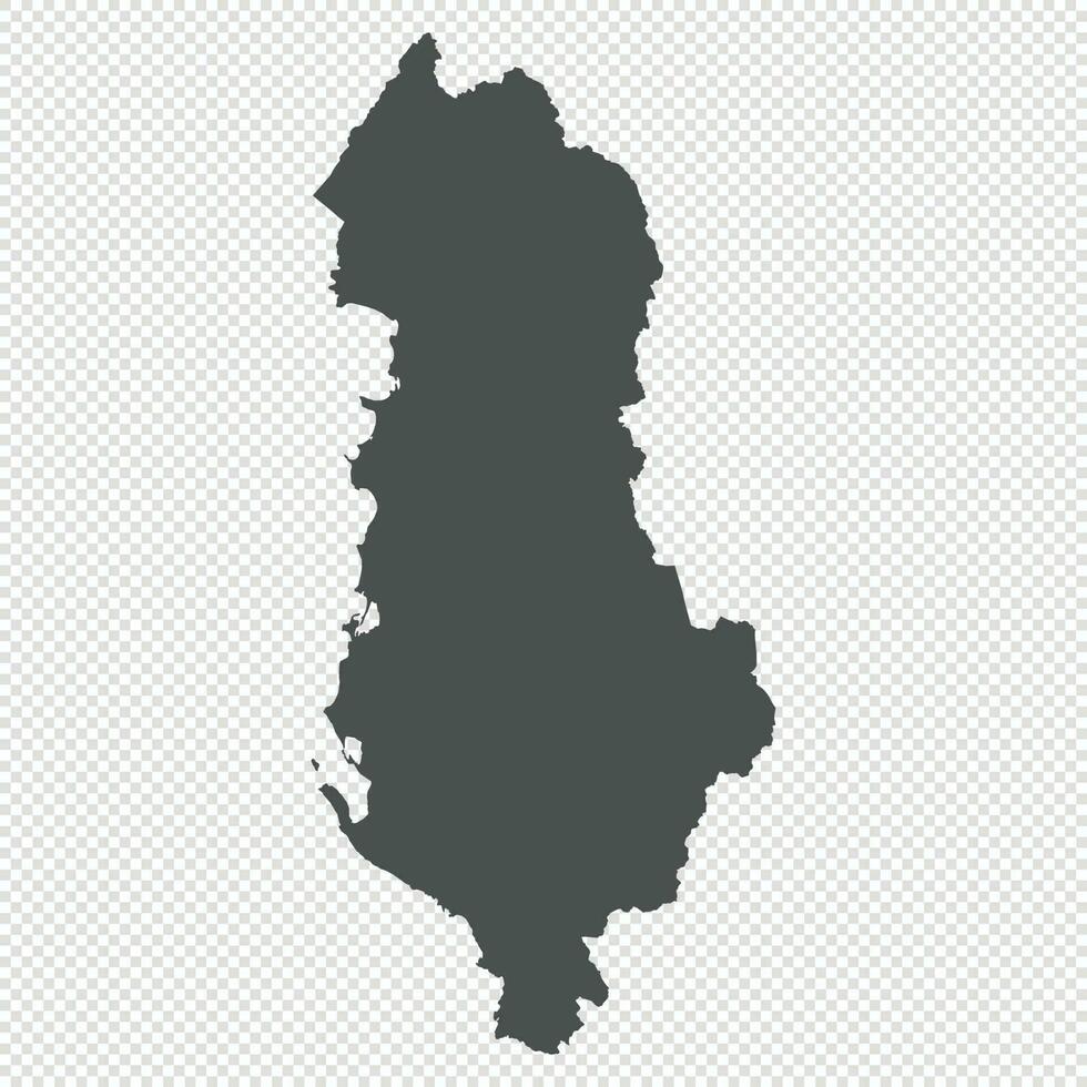 High detailed isolated map vector