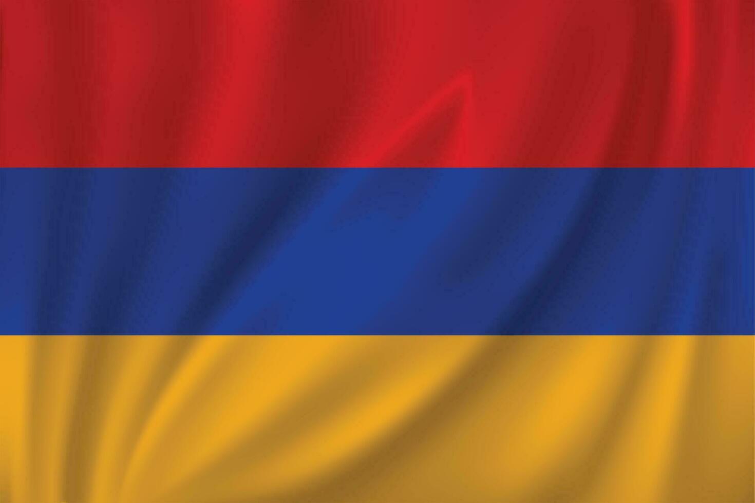 Armenia Flag waving in the wind vector