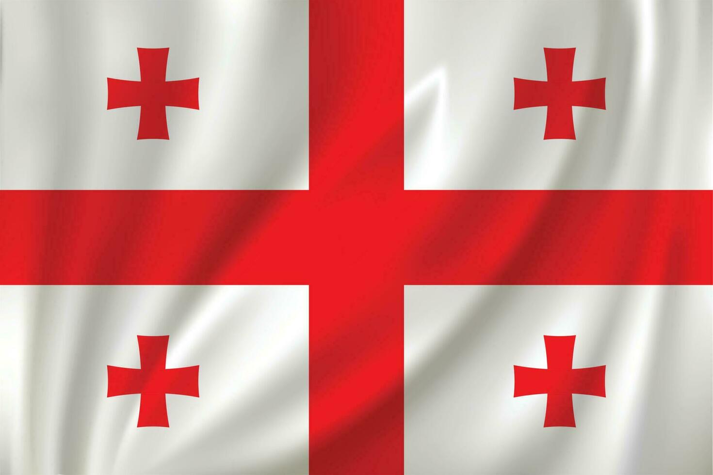 Flag waving in the wind vector