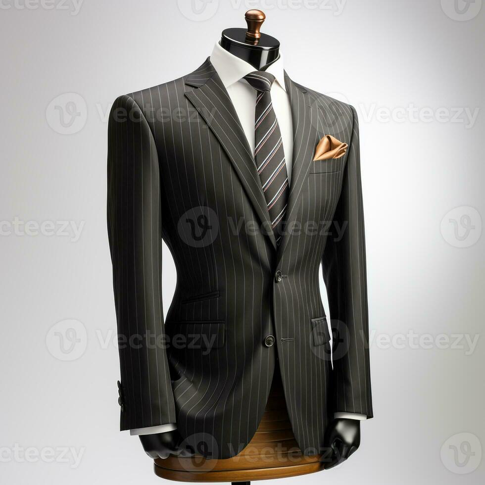 AI generated 3D model of men's suit photo