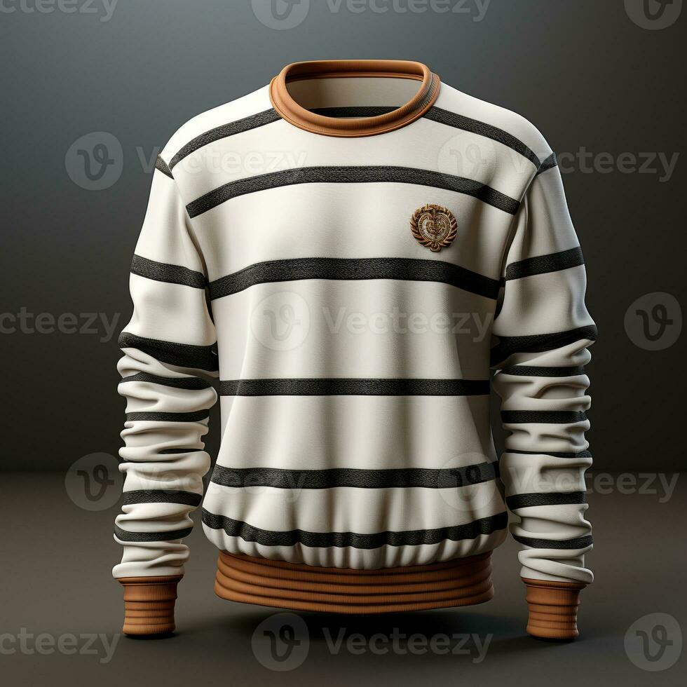 AI generated 3d model of men's sweater photo