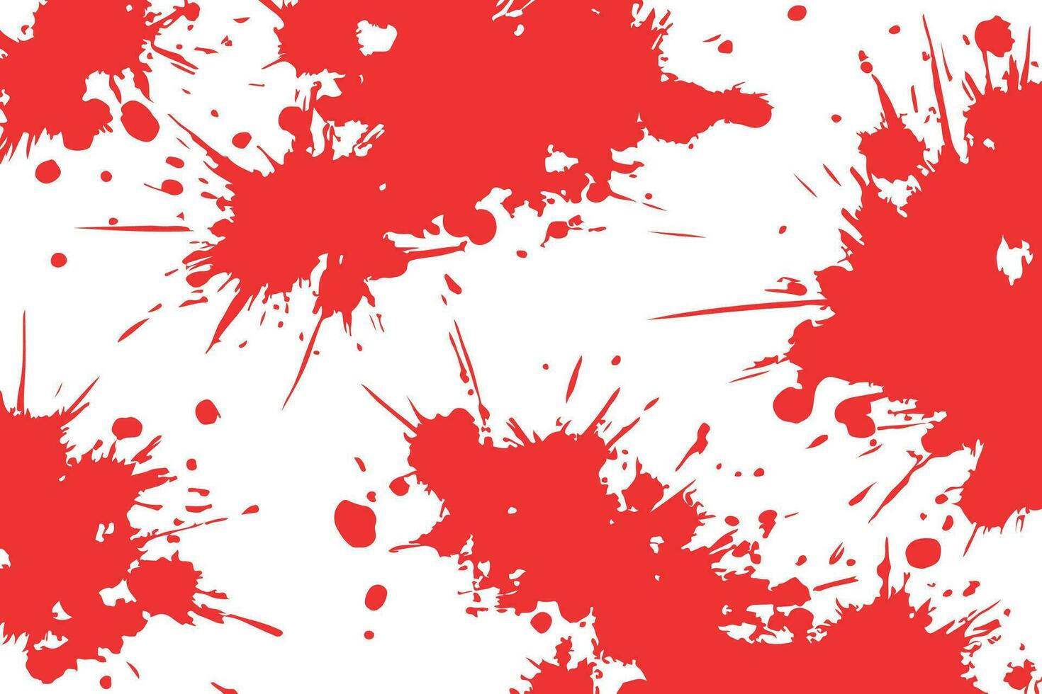 Distressed red and white texture with blots, scratched grunge vector