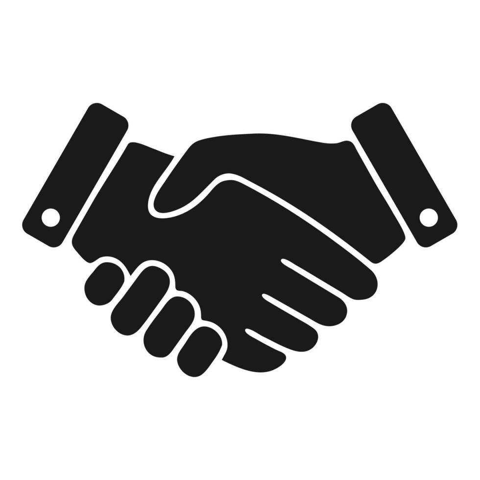 handshake vector icon