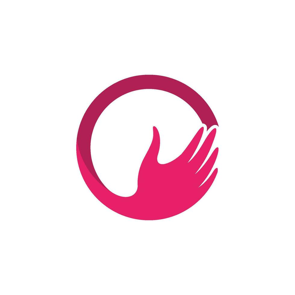 Hand Care icon Template vector illustration
