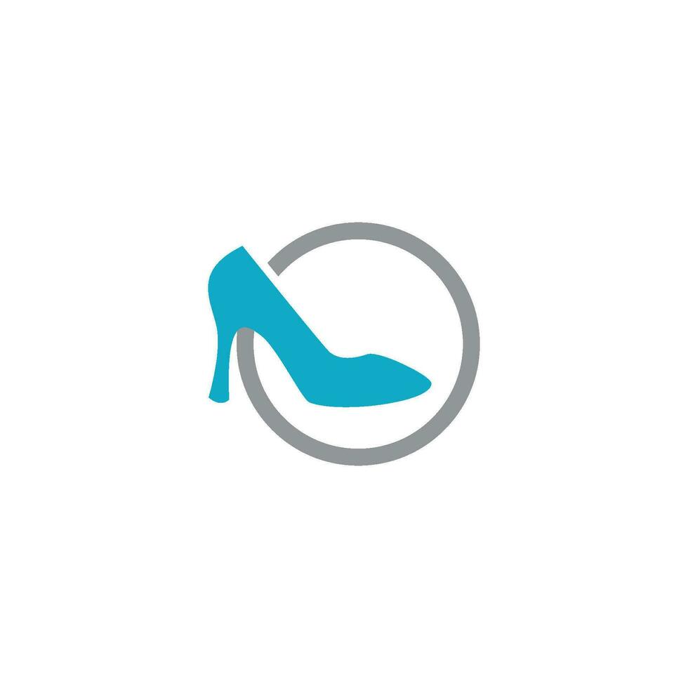 icono de zapato de mujer elegante vector