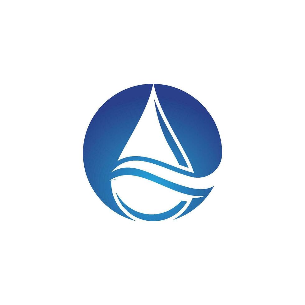 plantilla de logotipo de gota de agua vector