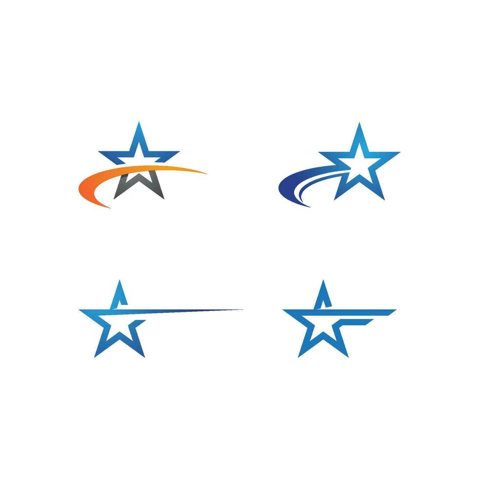Star icon Template vector