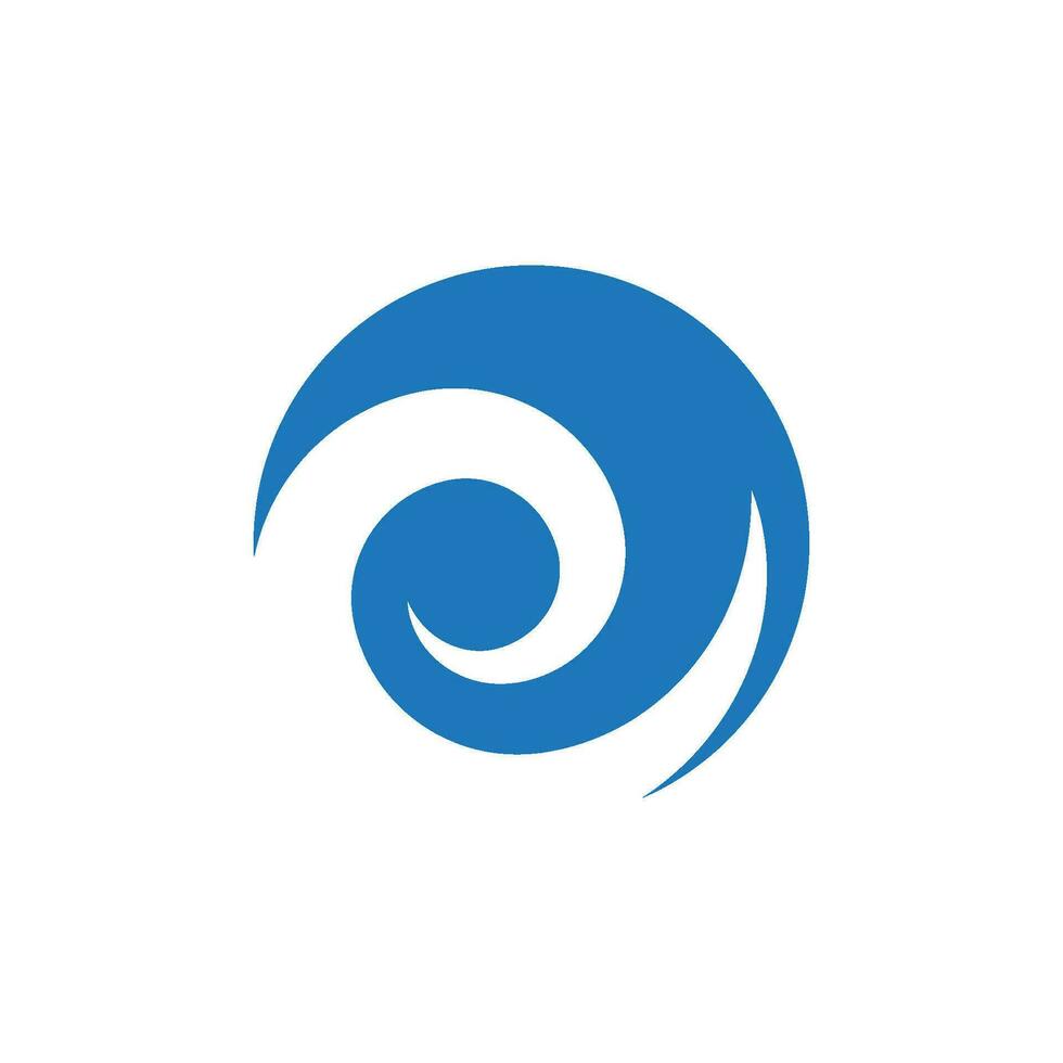 Water wave icon vector