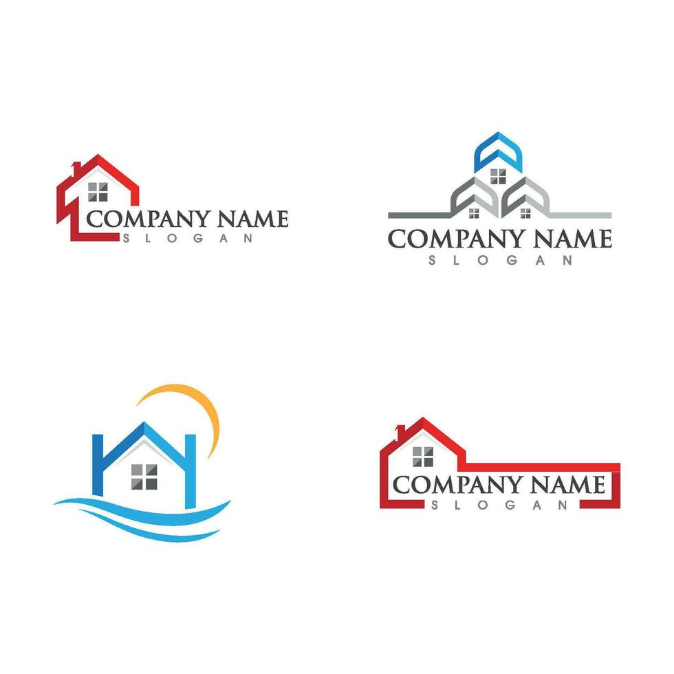 Property and Construction Logo design vector