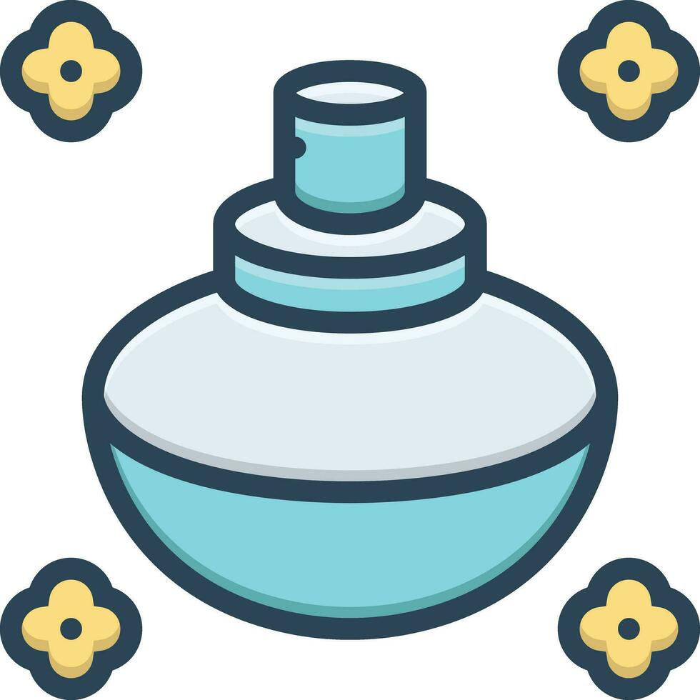 color icon for fragrance vector