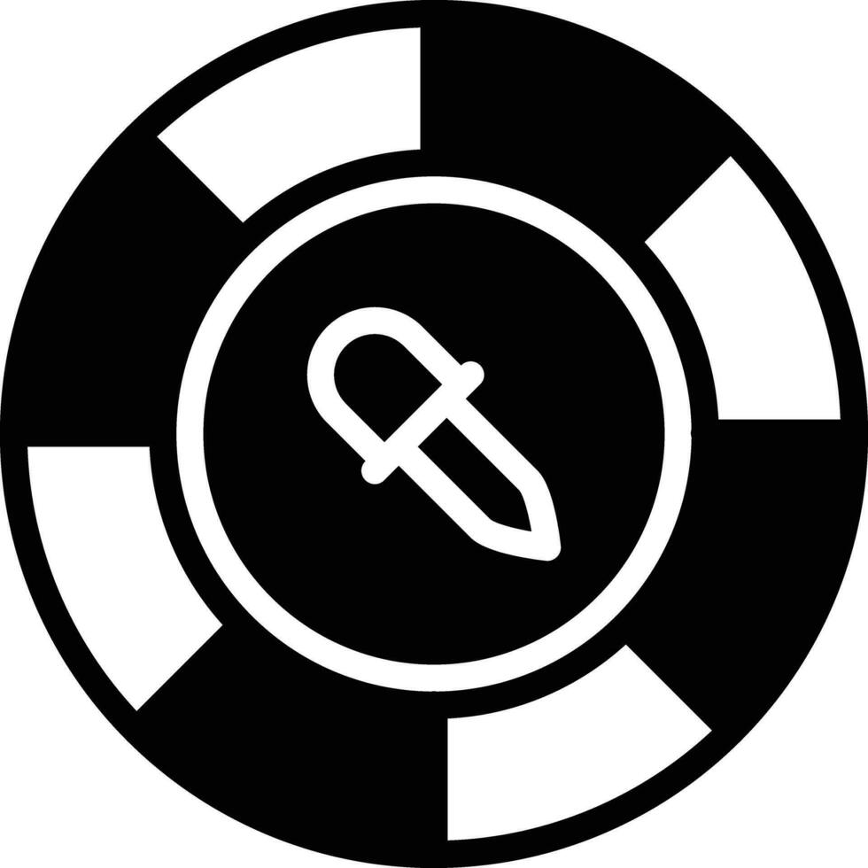 solid icon for blues vector