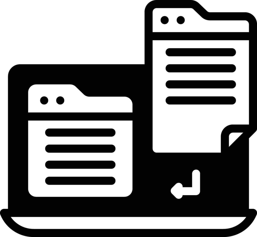solid icon for reference vector