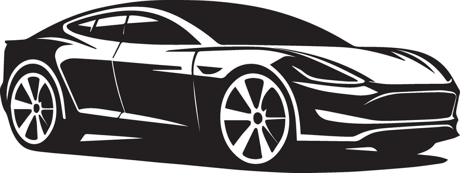 coche vector silueta ilustración negro color 14