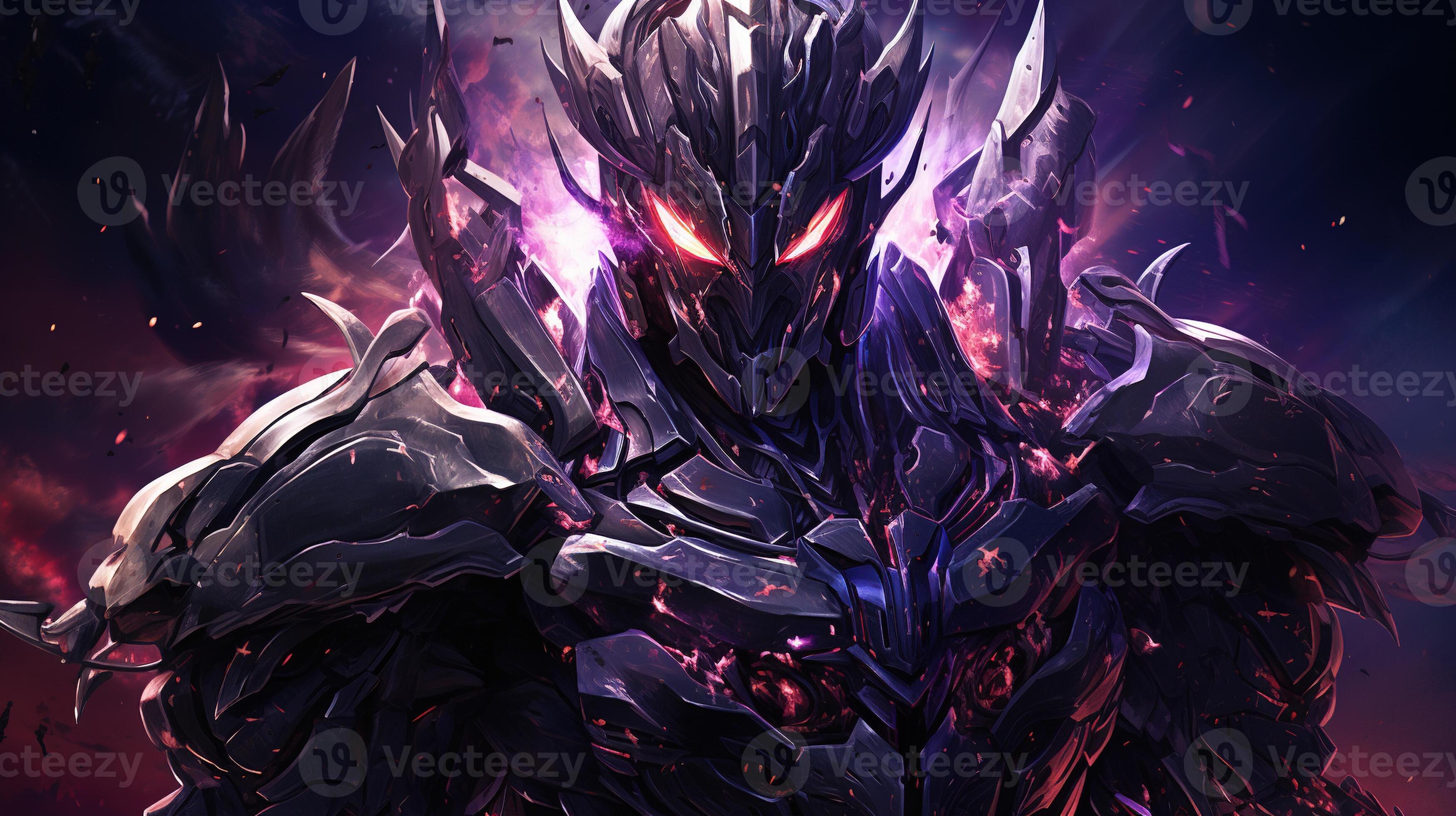 AI generated battlefield of ancient automaton, digital art illustration