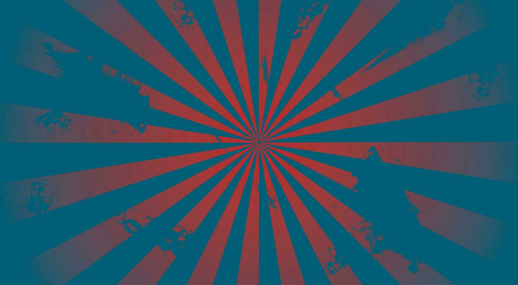 Vintage style background with a grunge starburst effect vector