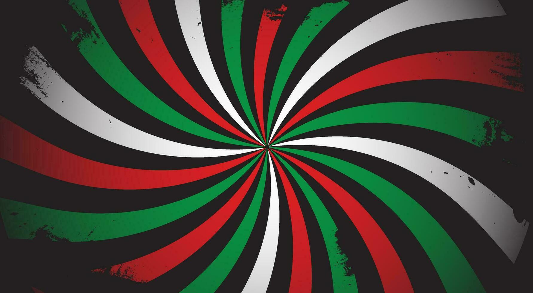 Palestina bandera Clásico estilo antecedentes con un grunge Starburst efecto vector